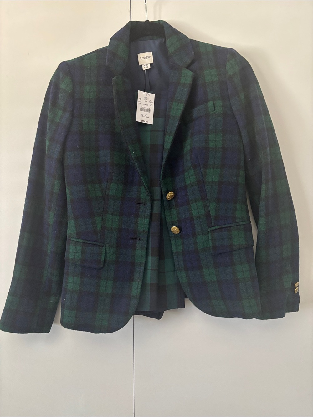 Jcrew tartan suit jacket and pants